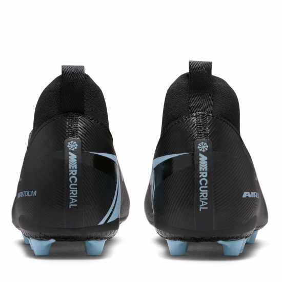 Nike Zoom Mercurial Superfly Academy Juniors Artificial Ground Football Boots Black/Blue Детски футболни бутонки