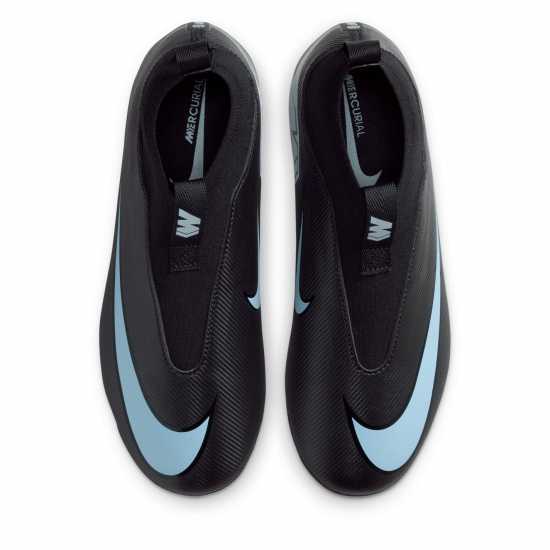 Nike Zoom Mercurial Superfly Academy Juniors Artificial Ground Football Boots Black/Blue Детски футболни бутонки