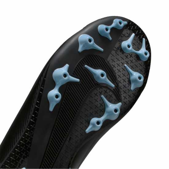 Nike Zoom Mercurial Superfly Academy Juniors Artificial Ground Football Boots Black/Blue Детски футболни бутонки