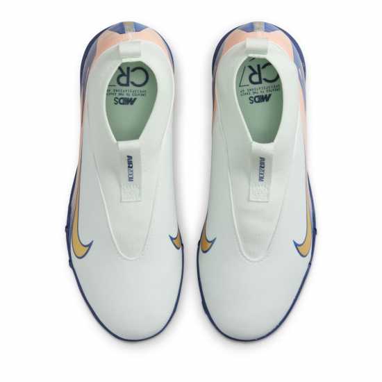 Nike Детски Футболни Бутонки Zoom Mercurial Superfly 10 Academy Astro Turf Football Boots Junior Зелено/Бяло Детски футболни бутонки