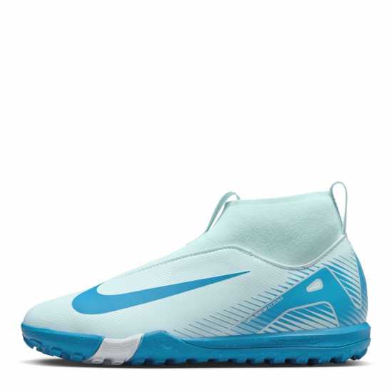 Nike Zoom Mercurial Superfly 10 Academy Junior Astro Turf Football Boots Синьо/Балтийско Детски футболни бутонки