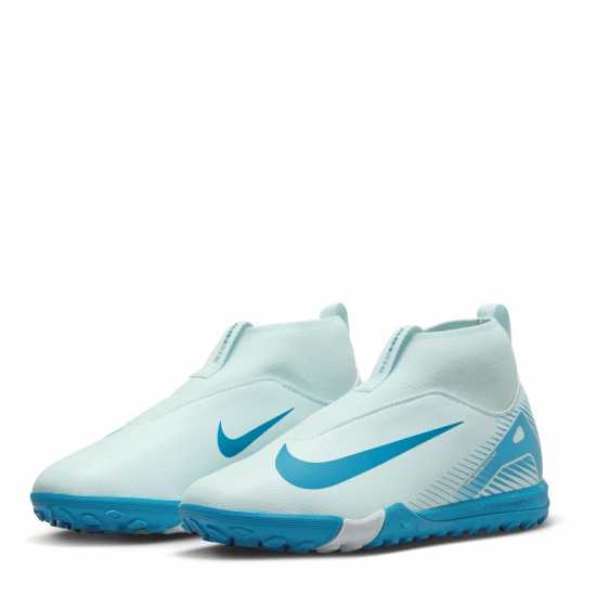 Nike Zoom Mercurial Superfly 10 Academy Junior Astro Turf Football Boots Синьо/Балтийско Детски футболни бутонки