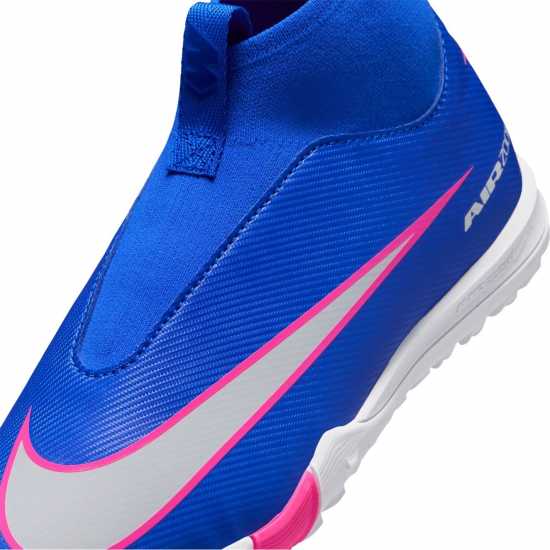 Nike Zoom Mercurial Superfly 10 Academy Junior Astro Turf Football Boots Синьо/Балтийско Детски футболни бутонки