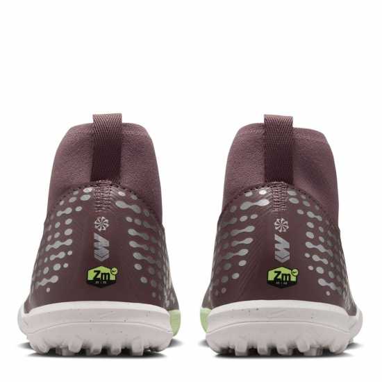 Nike Zoom Mercurial Superfly 10 Academy Junior Astro Turf Football Boots Plum/Silver 