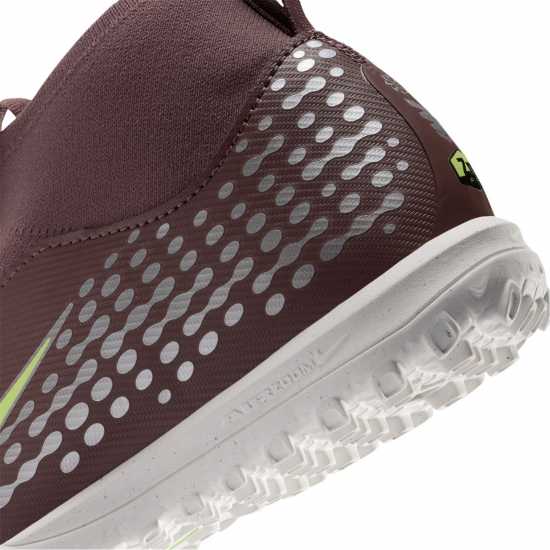 Nike Zoom Mercurial Superfly 10 Academy Junior Astro Turf Football Boots Plum/Silver 
