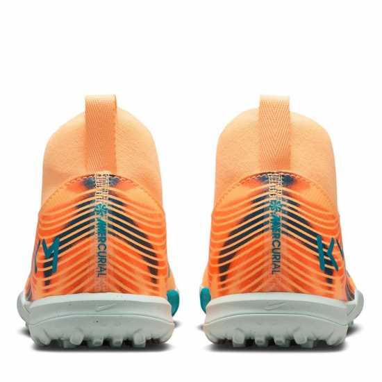 Nike Zoom Mercurial Superfly 10 Academy Junior Astro Turf Football Boots Оранжево/Диня 
