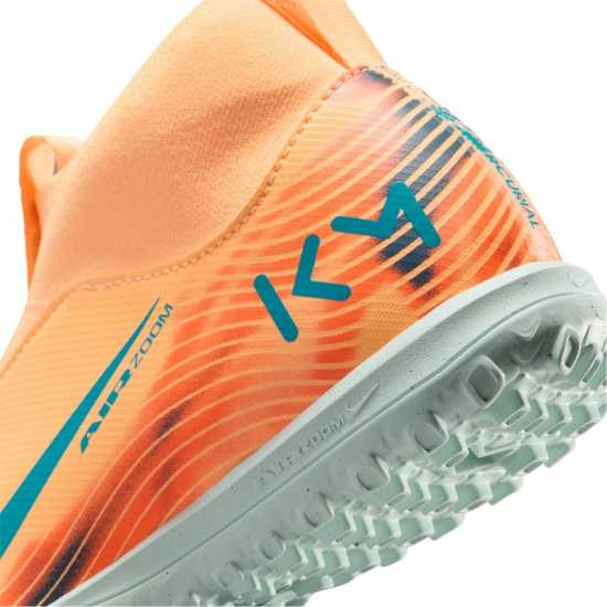 Nike Zoom Mercurial Superfly 10 Academy Junior Astro Turf Football Boots Оранжево/Диня 