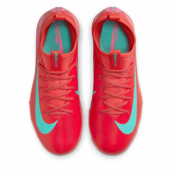 Nike Zoom Mercurial Vapor 16 Academy Juniors Astro Turf Football Boots Червено/Зелено Детски футболни бутонки
