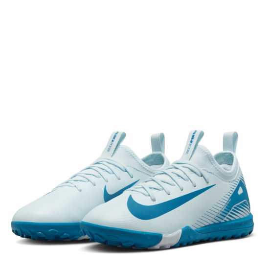 Nike Zoom Mercurial Vapor 16 Academy Junior Astro Turf Football Boots Синьо/Балтийско Детски футболни бутонки