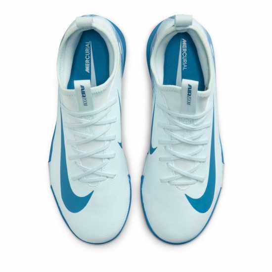 Nike Zoom Mercurial Vapor 16 Academy Junior Astro Turf Football Boots Синьо/Балтийско Детски футболни бутонки