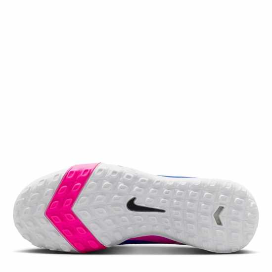 Nike Zoom Mercurial Vapor 16 Academy Juniors Astro Turf Football Boots Blue/Wht/Pink 