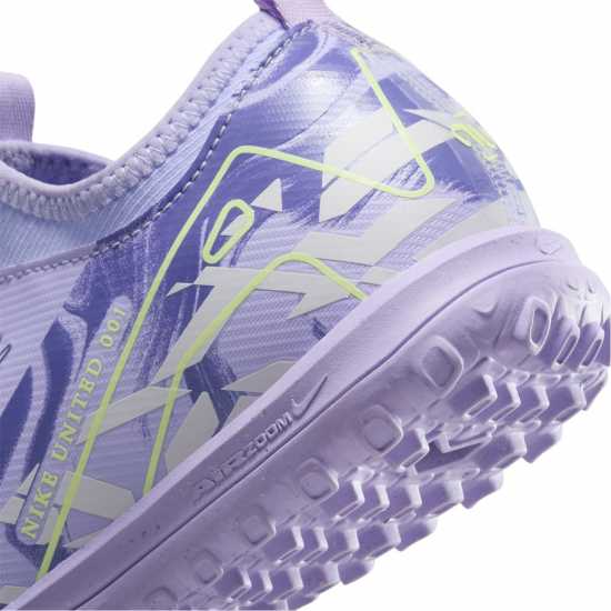 Nike Детски Футболни Бутонки Zoom Mercurial Vapor 16 Academy Astro Turf Football Boots Junior Purple/Volt Детски футболни бутонки