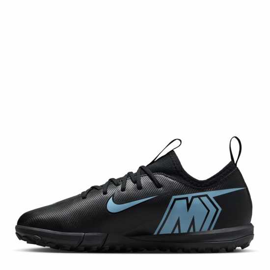 Детски футболни бутонки Nike Zoom Mercurial Vapor 16 Academy Juniors Astro Turf Football Boots Black/Blue Nike Zoom Mercurial Vapor 16 Academy Juniors Astro Turf Football Boots Black/Blue Детски футболни бутонки