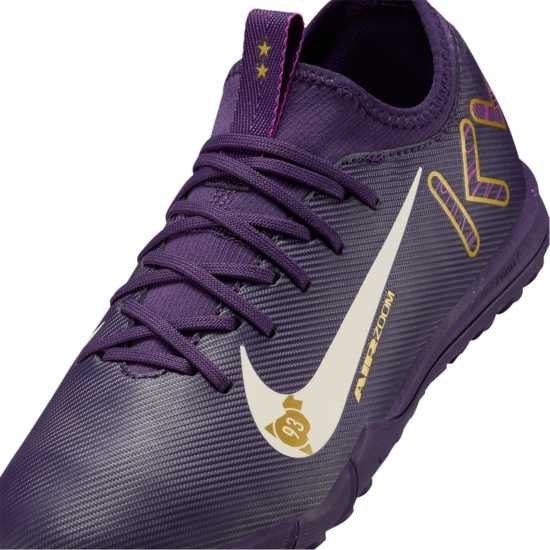 Nike Zoom Mercurial Vapor 16 Academy Juniors Astro Turf Football Boots Лилаво/Кремаво Детски футболни бутонки