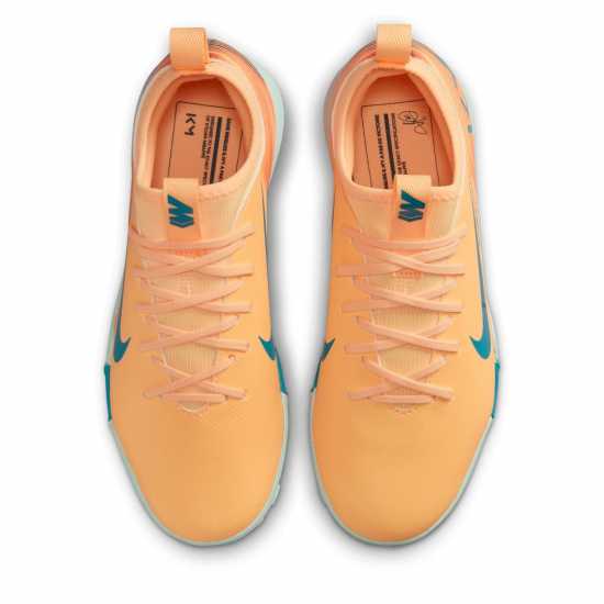 Nike Zoom Mercurial Vapor 16 Academy Juniors Astro Turf Football Boots Оранжево/Диня 