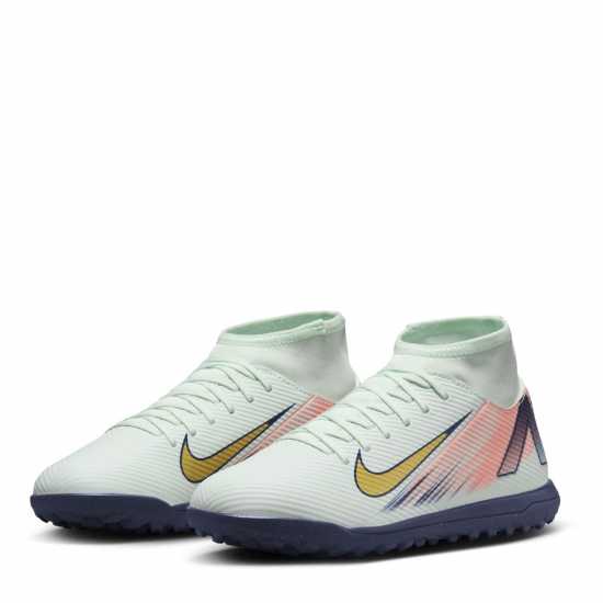 Nike Mercurial Superfly 10 Club Juniors Astro Turf Football Boots Зелено/Бяло Детски футболни бутонки