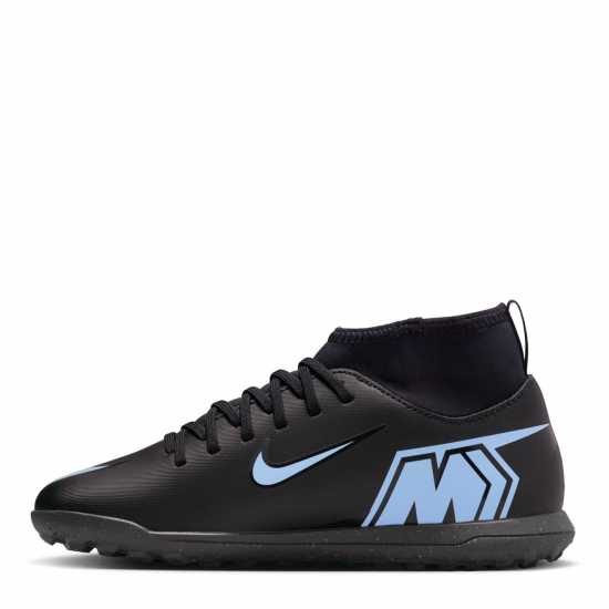 Nike Mercurial Superfly 10 Club Juniors Astro Turf Football Boots Black/Black Детски футболни бутонки