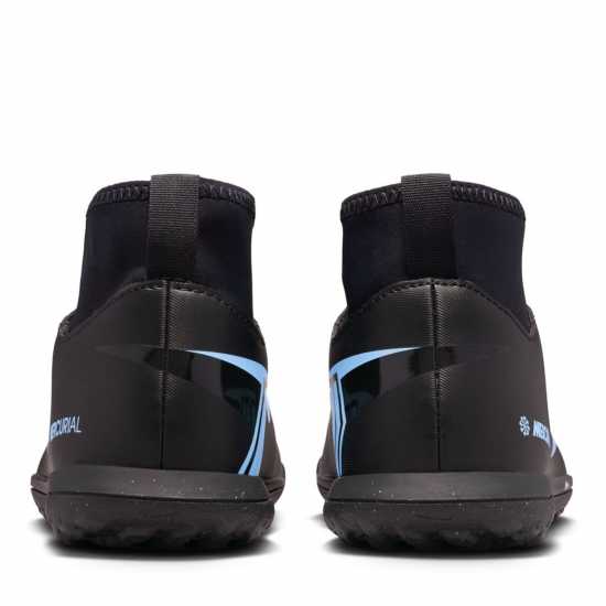 Nike Mercurial Superfly 10 Club Juniors Astro Turf Football Boots Black/Black Детски футболни бутонки
