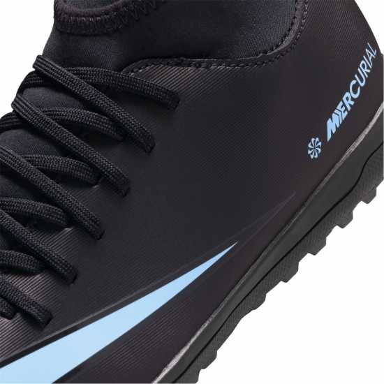 Nike Mercurial Superfly 10 Club Juniors Astro Turf Football Boots Black/Black Детски футболни бутонки