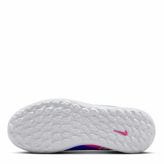 Nike Mercurial Vapor 16 Club Juniors Astro Turf Football Boots Blue/Wht/Pink 