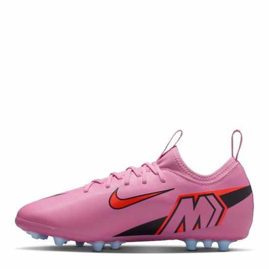 Nike Zoom Mercurial Vapor 16 Academy Juniors Artificial Ground Football Boots Розово/Черно 