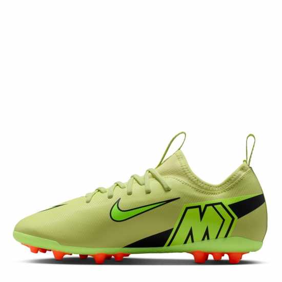 Nike Zoom Mercurial Vapor 16 Academy Juniors Artificial Ground Football Boots Волт/Кримсън 