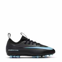 Nike Zoom Mercurial Vapor 16 Academy Juniors Artificial Ground Football Boots Черно/Синьо Nike Zoom Mercurial Vapor 16 Academy Juniors Artificial Ground Football Boots Черно/Синьо