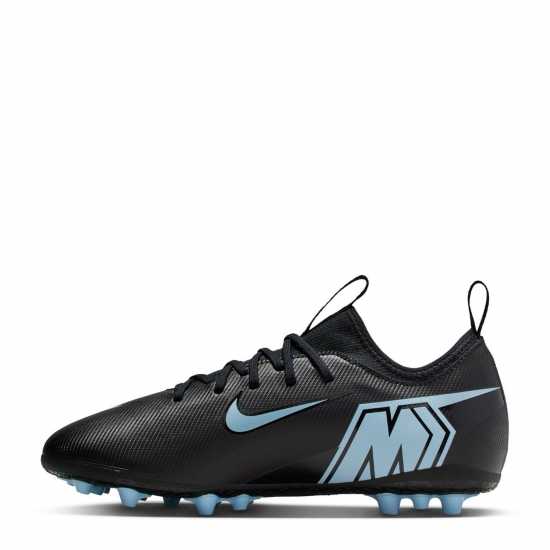 Nike Zoom Mercurial Vapor 16 Academy Juniors Artificial Ground Football Boots Черно/Синьо 