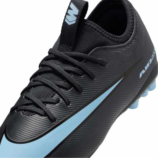 Nike Zoom Mercurial Vapor 16 Academy Juniors Artificial Ground Football Boots Черно/Синьо 