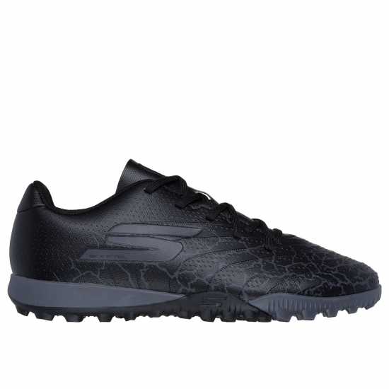 Детски футболни бутонки Skechers Skx 1 Junior Astro Turf Football Boots Черно/сребро Skechers Skx 1 Junior Astro Turf Football Boots Черно/сребро Детски футболни бутонки