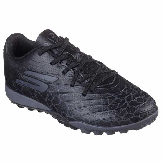 Детски футболни бутонки Skechers Skx 1 Junior Astro Turf Football Boots Черно/сребро Skechers Skx 1 Junior Astro Turf Football Boots Черно/сребро Детски футболни бутонки