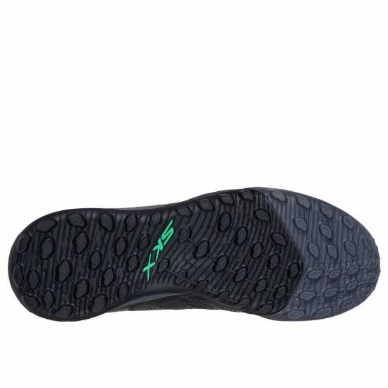 Детски футболни бутонки Skechers Skx 1 Junior Astro Turf Football Boots Черно/сребро Skechers Skx 1 Junior Astro Turf Football Boots Черно/сребро Детски футболни бутонки