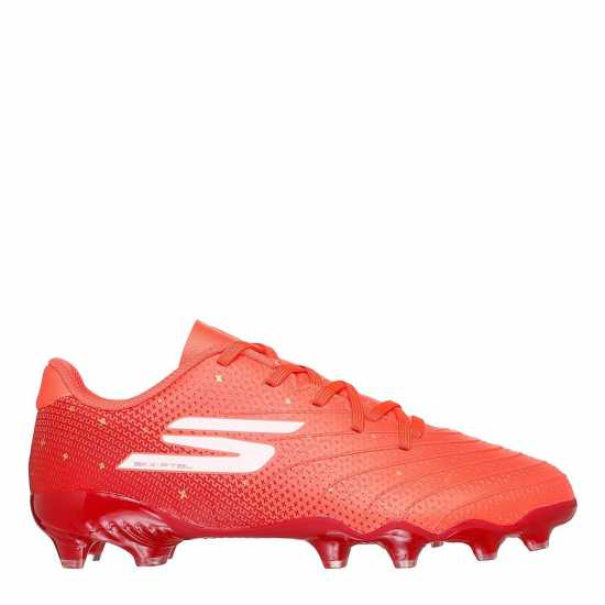Skechers Skx 1 Junior Astro Turf Football Boots Червен/Злато Детски футболни бутонки