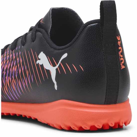 Puma Детски Футболни Бутонки Future 8 Play Astro Turf Football Boots Juniors Черно/Лилаво Детски футболни бутонки