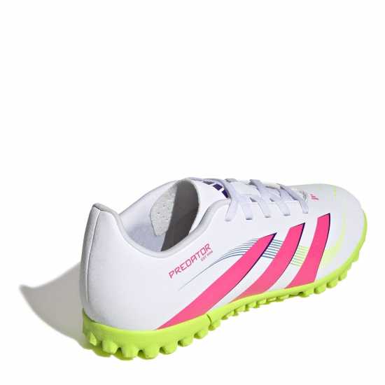 Детски футболни бутонки Adidas Predator Club Junior Astro Turf Football Boots Бяло/Розово Adidas Predator Club Junior Astro Turf Football Boots Бяло/Розово Детски футболни бутонки