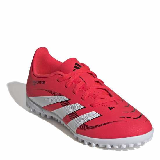 Детски футболни бутонки Adidas Predator Club Junior Astro Turf Football Boots Червено/Бяло Adidas Predator Club Junior Astro Turf Football Boots Червено/Бяло Детски футболни бутонки