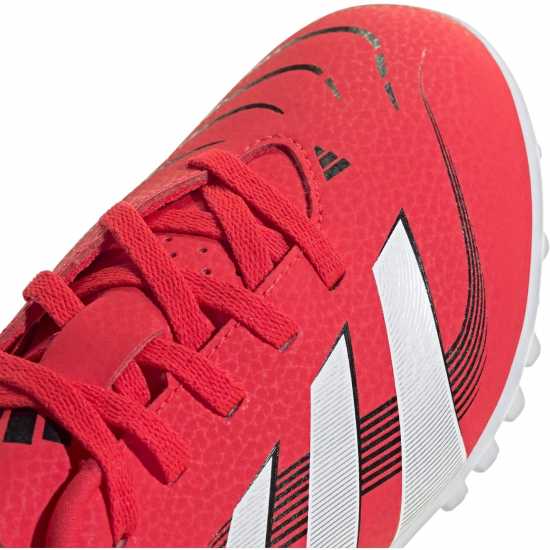 Детски футболни бутонки Adidas Predator Club Junior Astro Turf Football Boots Червено/Бяло Adidas Predator Club Junior Astro Turf Football Boots Червено/Бяло Детски футболни бутонки