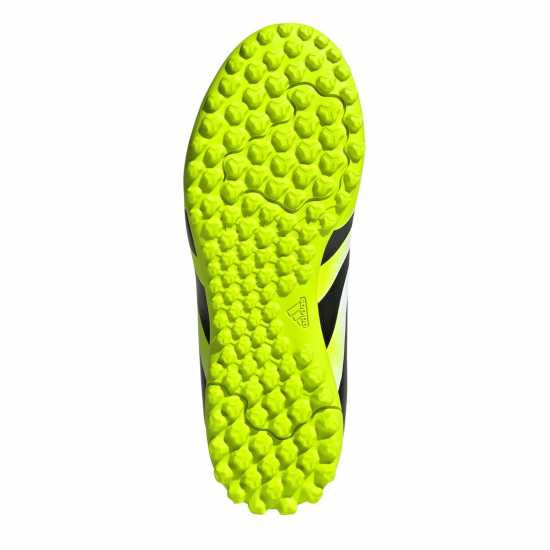 Adidas Predator Club Junior Astro Turf Football Boots White/Blk/Lemon Детски футболни бутонки