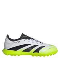 Детски футболни бутонки Adidas Predator League Juniors Astro Turf Football Boots White/Blk/Lemon Adidas Predator League Juniors Astro Turf Football Boots White/Blk/Lemon Детски футболни бутонки