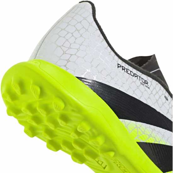 Детски футболни бутонки Adidas Predator League Juniors Astro Turf Football Boots White/Blk/Lemon Adidas Predator League Juniors Astro Turf Football Boots White/Blk/Lemon Детски футболни бутонки