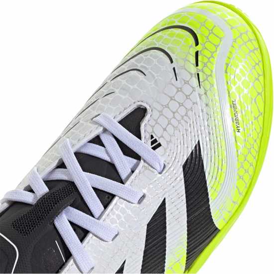 Детски футболни бутонки Adidas Predator League Juniors Astro Turf Football Boots White/Blk/Lemon Adidas Predator League Juniors Astro Turf Football Boots White/Blk/Lemon Детски футболни бутонки