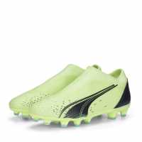 Puma Ultra .3 Laceless Junior Fg Football Boots Yellow/Purple Футболни стоножки