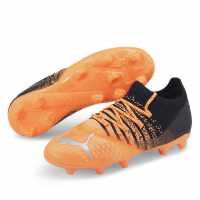 Puma Future Z 2.1 Junior Fg Football Boots Citrus/Black Детски футболни бутонки