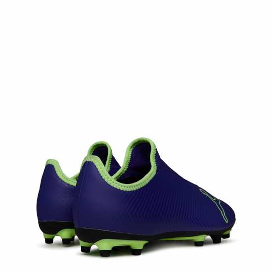 Puma Finesse Firm Ground Football Boots Childrens Лилаво/Зелено Детски футболни бутонки