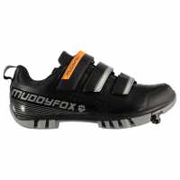 Muddyfox Детски Колоездачни Обувки Mtb100 Junior Cycling Shoes Black/Grey Обувки за колоездене