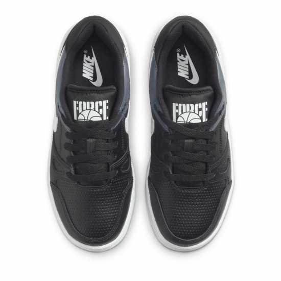 Nike Юношески Обувки Full Force Shoes Juniors Черно/Бяло 
