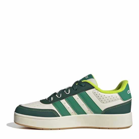 Adidas Breakbase Shoes Kids Бяло/Зелено 