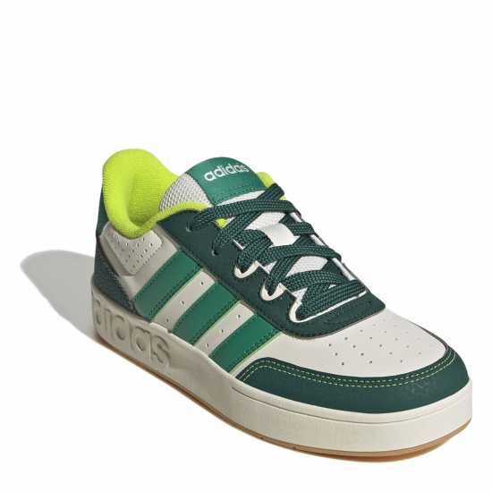 Adidas Breakbase Shoes Kids Бяло/Зелено 
