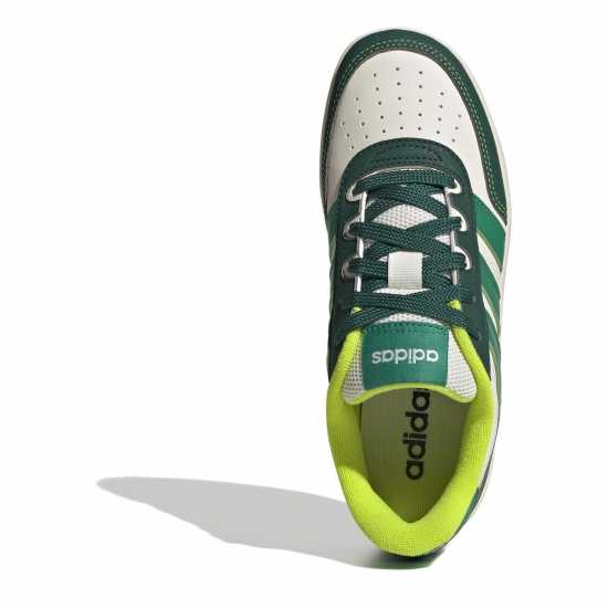 Adidas Breakbase Shoes Kids Бяло/Зелено 