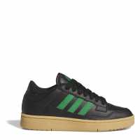 Adidas Юношески Обувки Rapid Court Low Shoes Juniors Черно/Зелено/Гума 